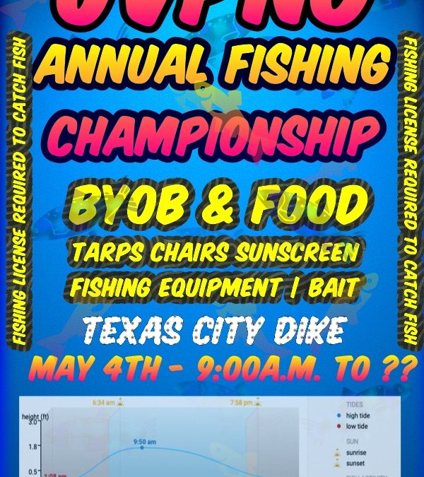 JVPNG Annual Fishing Championship – Texas City Dike May 4 2022